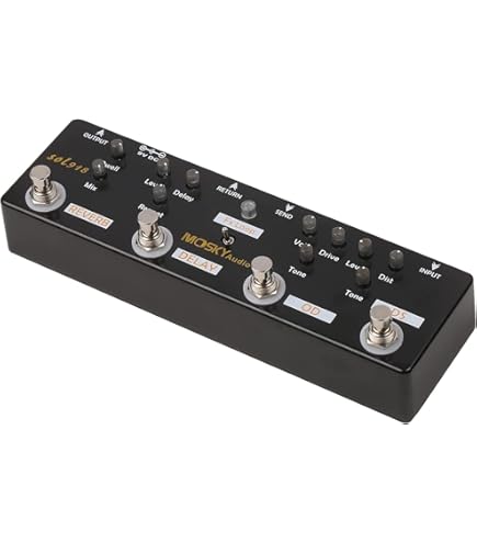 Amazon.co.jp: Sunydog DC5 6in1 ギター・マルチ・エフェクター